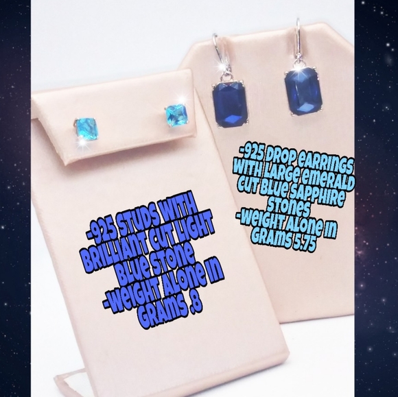 925 and precious stone bundle!! - Picture 8 of 8